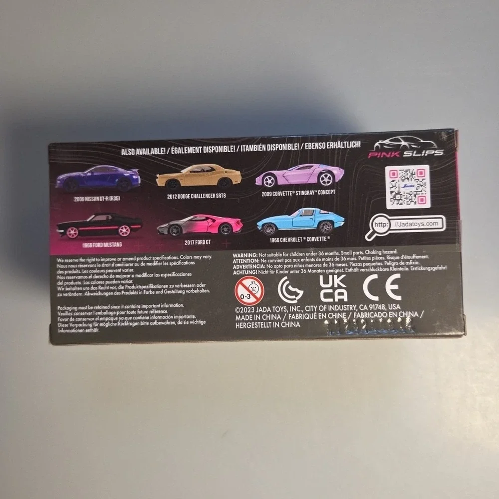 JADA PINK SLIPS 2017 Ford GT Metallic Gray Pink 1:32 Diecast Model Car‎